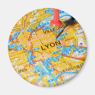 Lyon, France Magnet