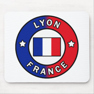 Lyon France Mouse Pad