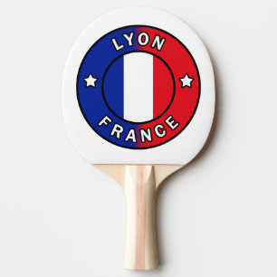 Lyon France Ping Pong Paddle