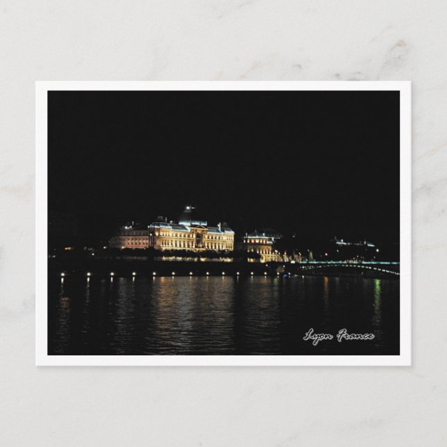 Lyon France Postcard (Front)