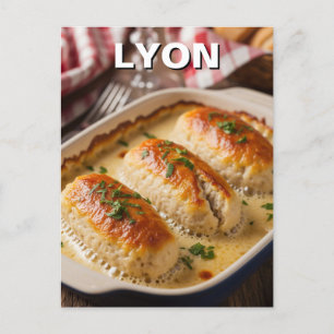 Lyon France Quenelles Postcard