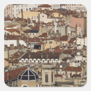 Lyon, France Square Sticker