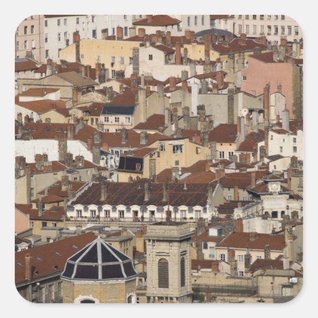 Lyon, France Square Sticker (Front)
