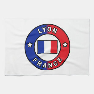 Lyon France Tea Towel