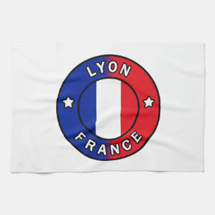 Lyon France Tea Towel