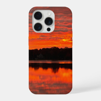 Lyon Lake Sunrise Michigan Phone Case