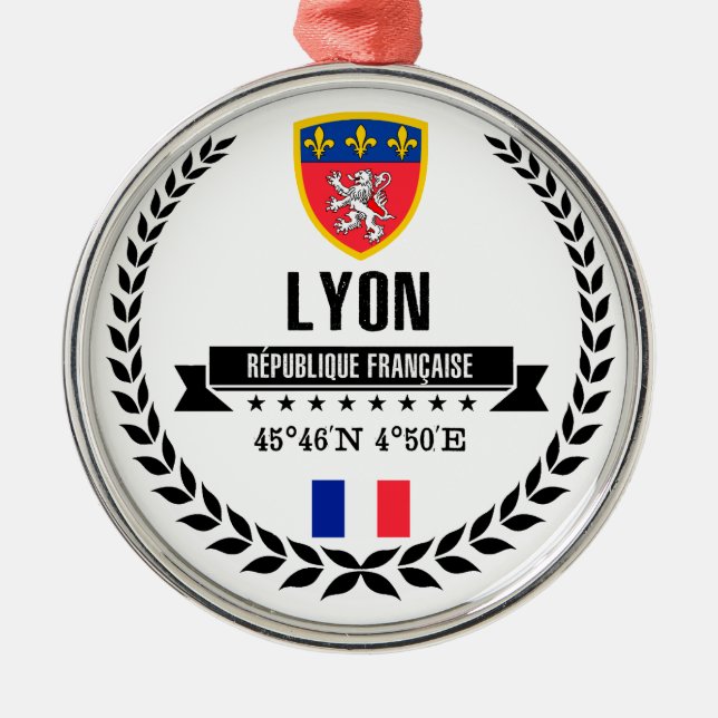 Lyon Metal Tree Decoration (Front)
