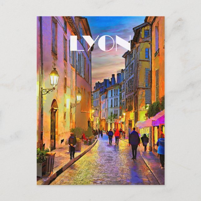 Lyon Photo Vintage Postcard (Front)