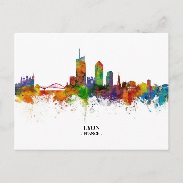 Lyon SKYLINE Postcard (Front)