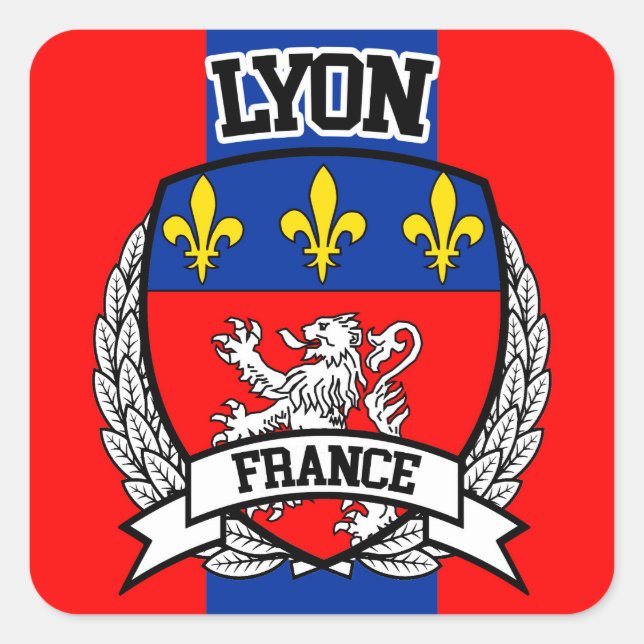 Lyon Square Sticker (Front)
