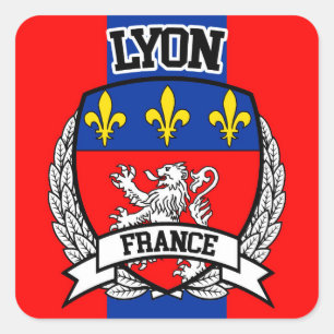 Lyon Square Sticker
