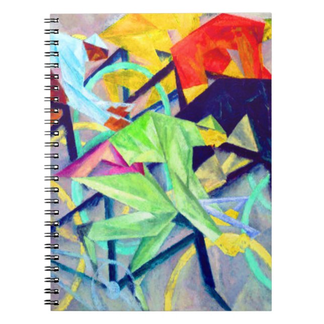 Lyonel Feininger Bicycle Race Notebook (Front)