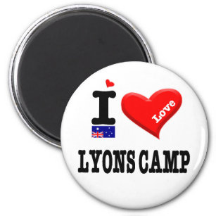 LYONS CAMP - I Love Magnet