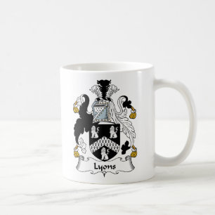 Lyons Family Crest Coffee Mug