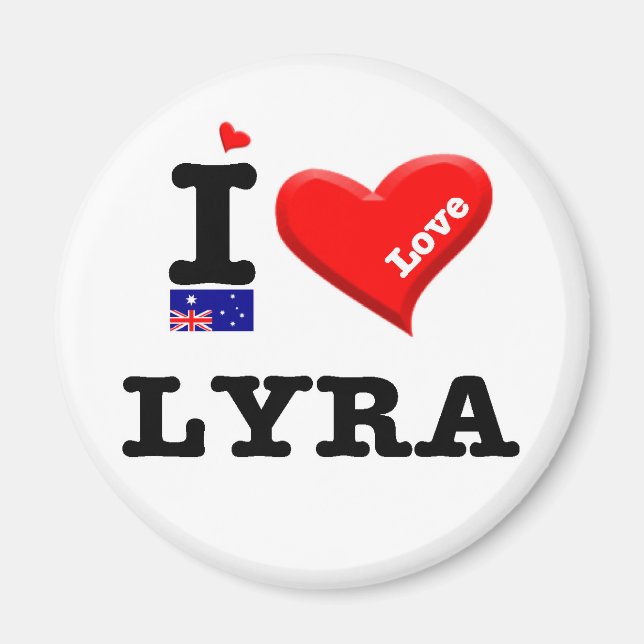 LYRA - I Love Magnet (Front)