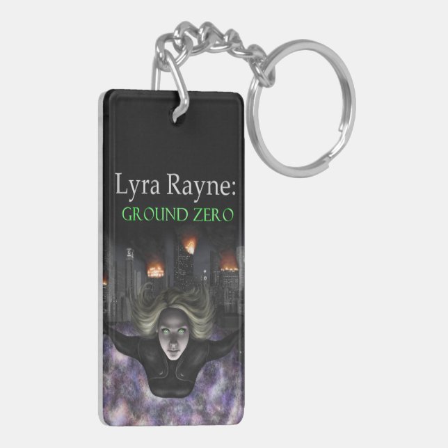 Lyra Rayne: Ground Zero Keychain (Back Left)