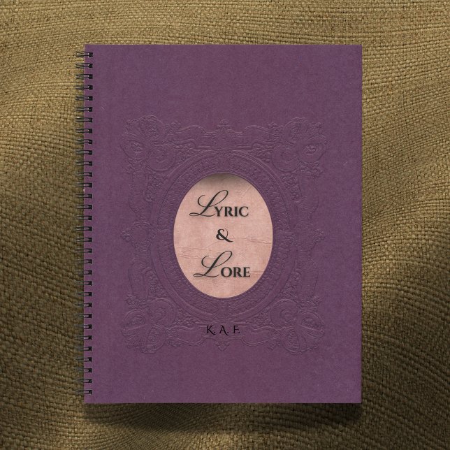 Lyric & Lore Embossed Purple Archive Journal (Creator Uploaded)