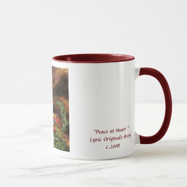 Lyric Originals "Peace at Heart" Mug (Right)