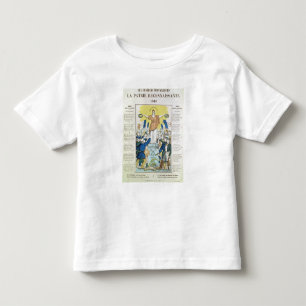lyric sheet for a song dedicated to the toddler T-Shirt