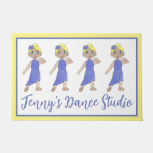 Lyrical Dance Recital Modern Teacher Studio School Doormat