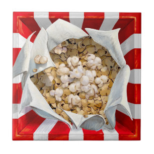 Lyrical Movie Popcorn Box Ceramic Tile