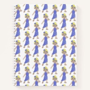 Lyrical Purple Costume Modern Dancer Teacher Gift Notebook