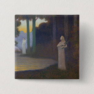 Lyricism in the Forest, 1910 15 Cm Square Badge
