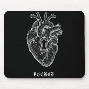 Lyriclyfe-long Sleeve Shirt-achy Breaky Heart-lock Mouse Pad
