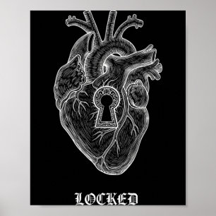 Lyriclyfe-long Sleeve Shirt-achy Breaky Heart-lock Poster