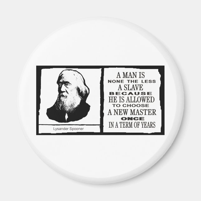 Lysander Spooner Magnet (Front)