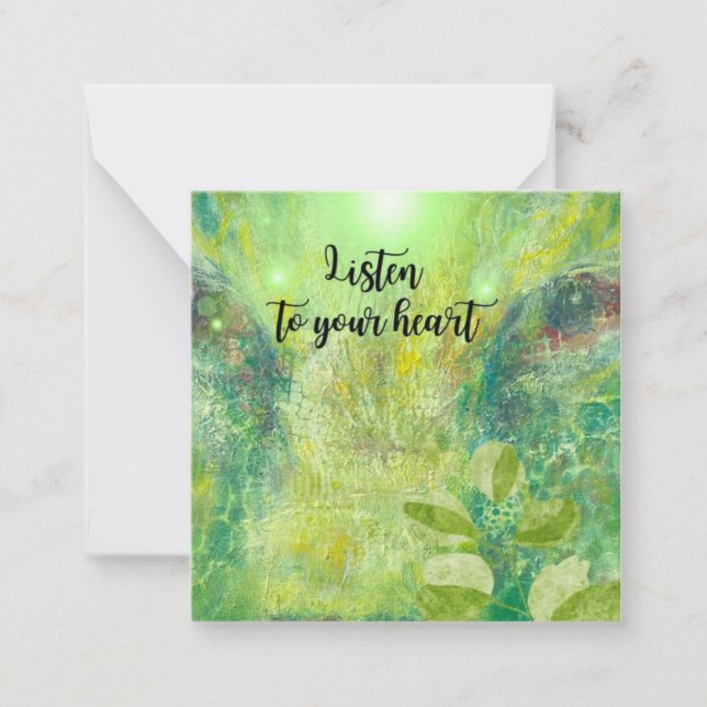 Lyssna på ditt hjärta.  card (Front)