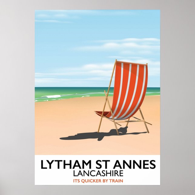 Lytham St Annes Lancashire seaside Poster (Front)