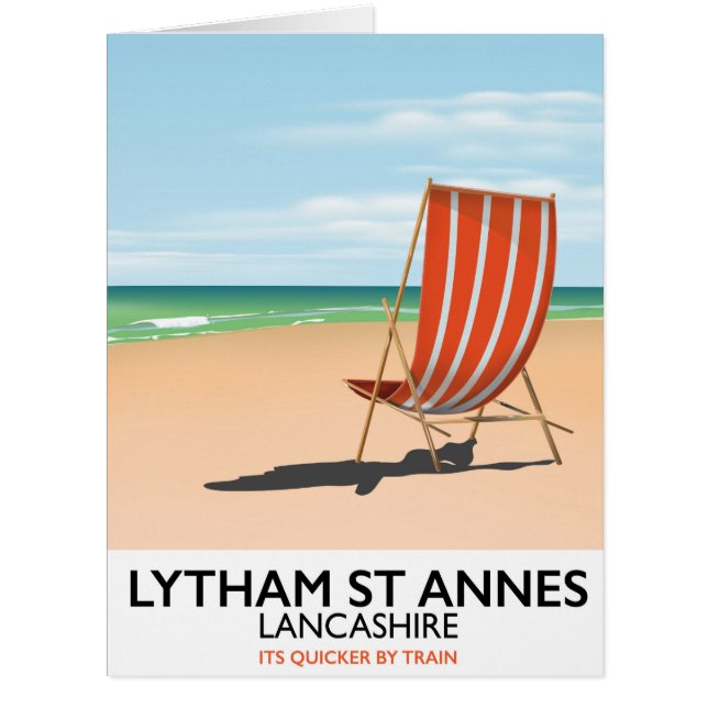 Lytham St Annes Lancashire seaside poster (Front)