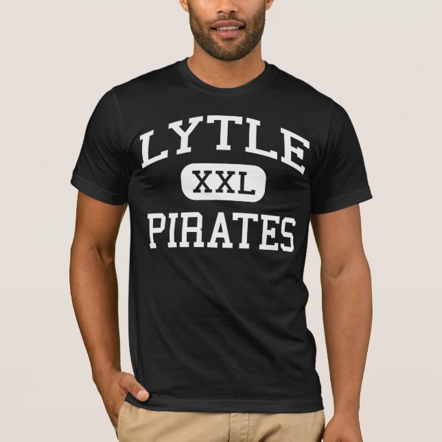 Lytle - Pirates - Lytle High School - Lytle Texas T-Shirt (Front)