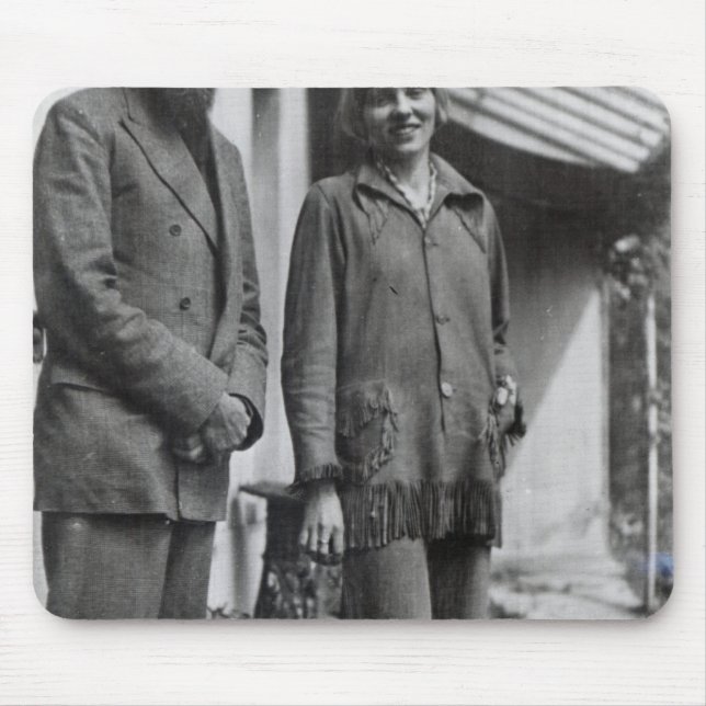 Lytton Strachey and Iris Tree Mouse Pad (Front)