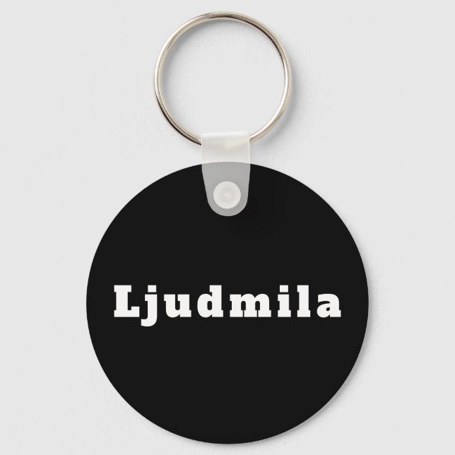 Lyudmila Key Ring (Front)