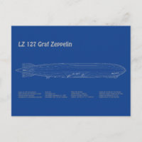 LZ 127 Graf Zeppelin - Airship Blueprint Plans AD