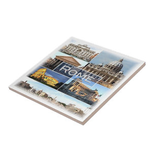 LZO002 ROME, Lazio, Italy, Ceramic Tile