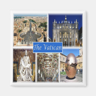 LZO004 THE VATICAN, Lazio, Italy, Fridge Magnet