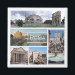 LZO006 ROME, Mosaic, Lazio, Italy, Fridge Magnet<br><div class="desc">Here you will find the souvenir of your vacation. This category contains fridge magnets of many locations in Italy, Roma. (LZO006 ROME, Mosaic, Lazio, Italy, Fridge Fridge magnet). Amaze friends and related with the unique memories from your great trip. Try us. #LeoPepeDesign - colosseum and arch of constantine, pantheon fontana...</div>