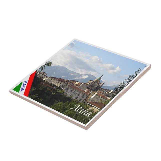 LZO041 ATINA Lazio, Italy,, Ceramic Tile (Side)