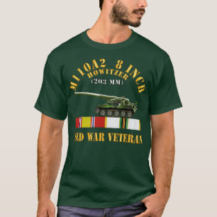 M110A2 8 Inch 203mm Howitzer ColdVeteran w COLD SV T-Shirt