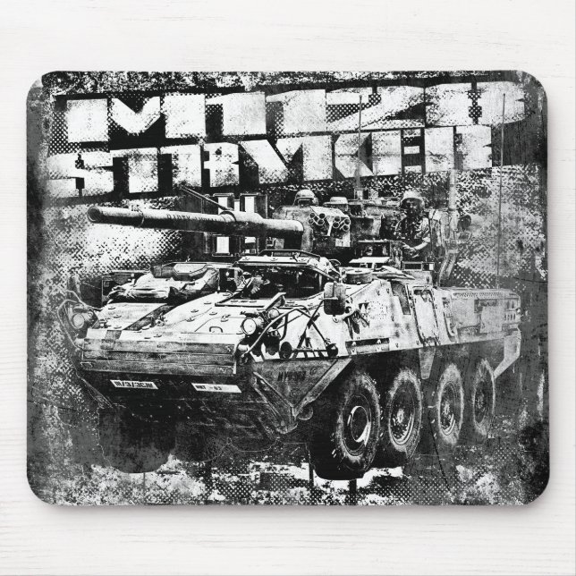 M1128 Stryker Mobile Gun System Mouse Pad (Front)