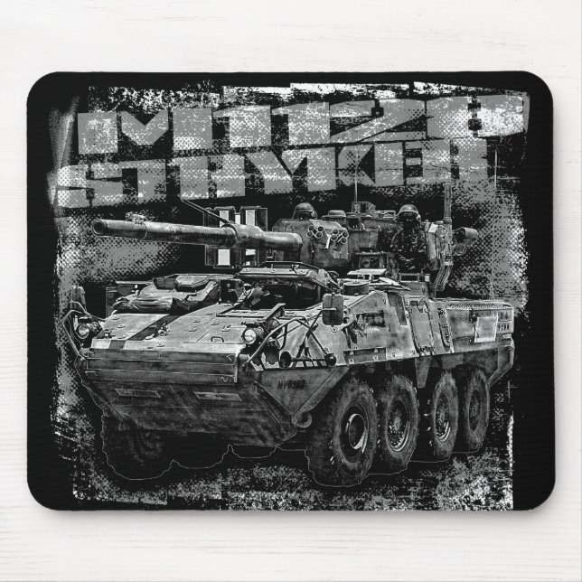 M1128 Stryker Mobile Gun System Mouse Pad (Front)