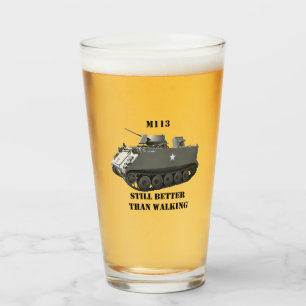 M113 APC "Still Better Than Walking" pint glass