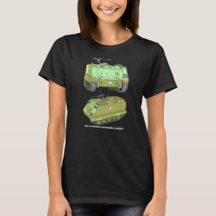 M113 Armoured Personnel Carrier Apc Diagram T-Shirt