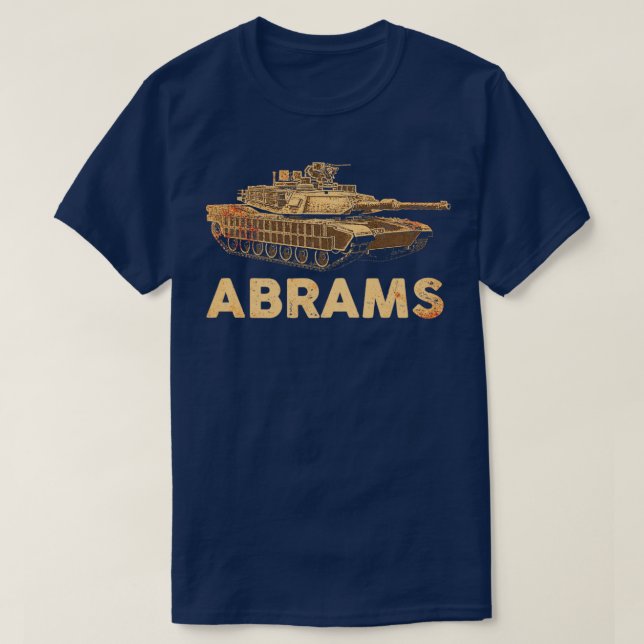 M1 Abrams American Tank3 T-Shirt (Design Front)