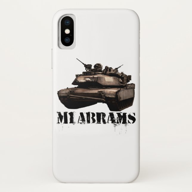 M1 Abrams Case-Mate iPhone Case (Back)