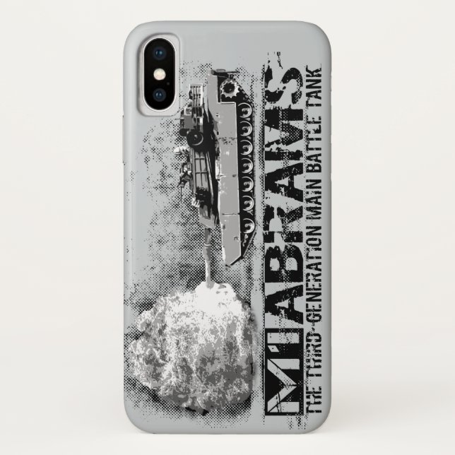 M1 Abrams Case-Mate iPhone Case (Back)