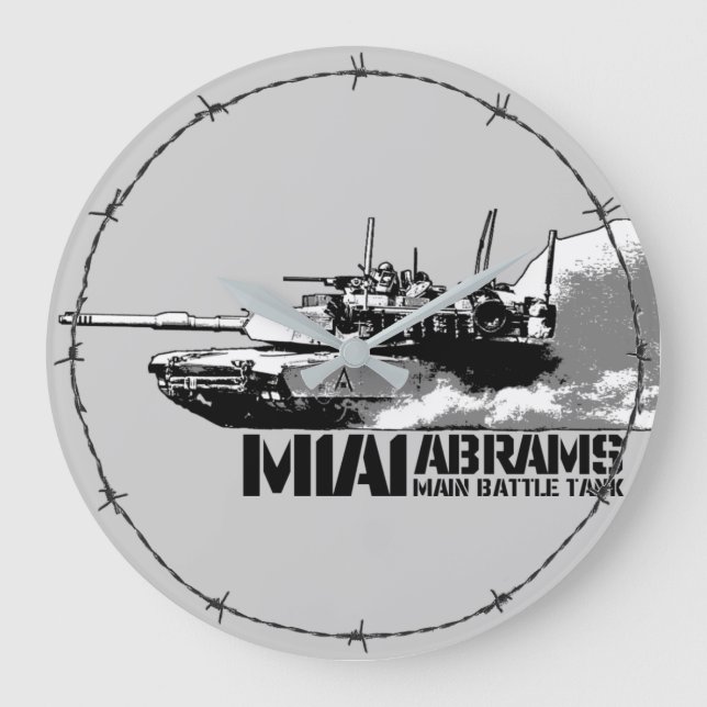 M1 Abrams Large Clock (Front)